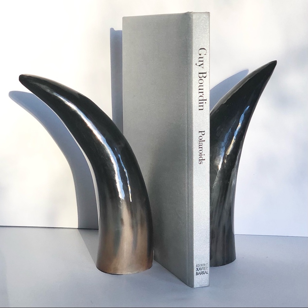 Horn Bookends - set of 2